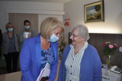 Visite ministérielle à l'EHPAD